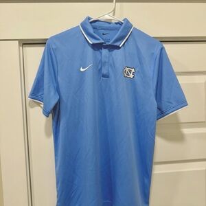 Nike UNC Men's Blue Polo Shirt